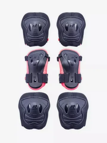 K2 MARLEE PRO Inline-Skate-Schoner-Set (rot)