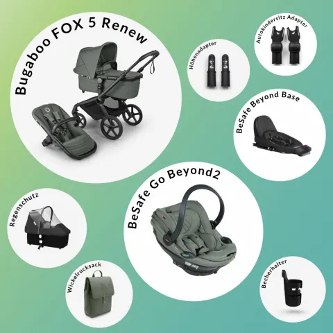 Bugaboo FOX 5 Renew + BeSafe GO BEYOND2 Set