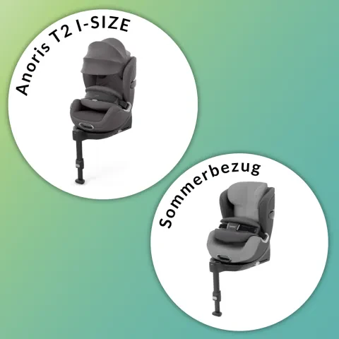 CYBEX ANORIS T2 I-SIZE Kindersitz + gratis Sommerbezug