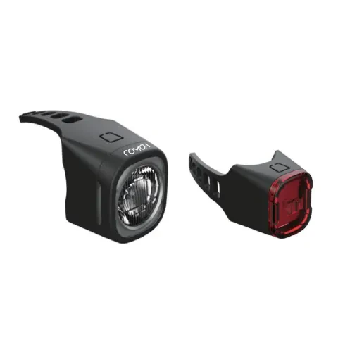 Comoa Fahrrad-Lichtset mit Akku