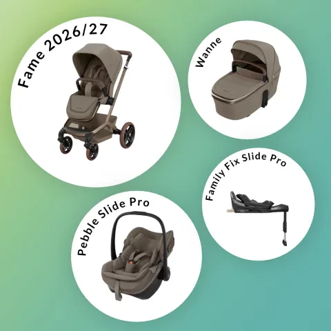 Maxi-Cosi FAME 4-in-1-Set mit Pebble Slide Pro